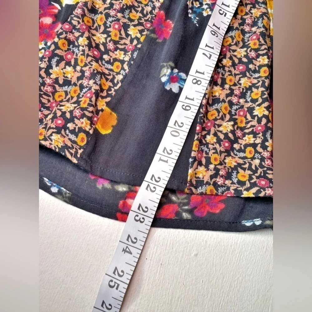 Hollister Y2K Baby Doll Patchwork Bohemian Floral Top - Picture 14 of 14